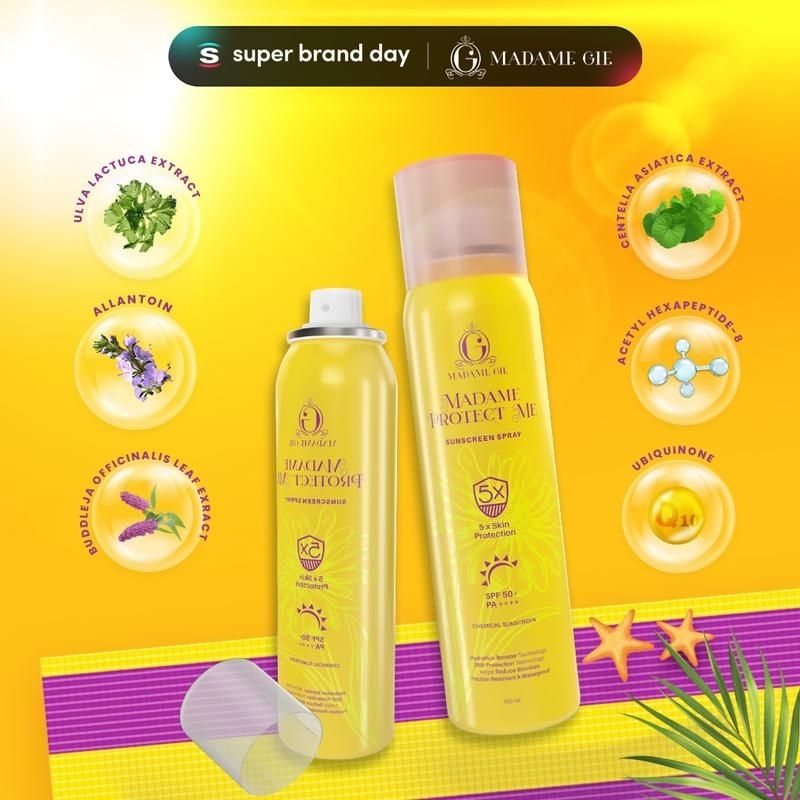 Sunscreen Madame Gie SPF 30 | Madame Gie Sunscreen Spray SPF 50