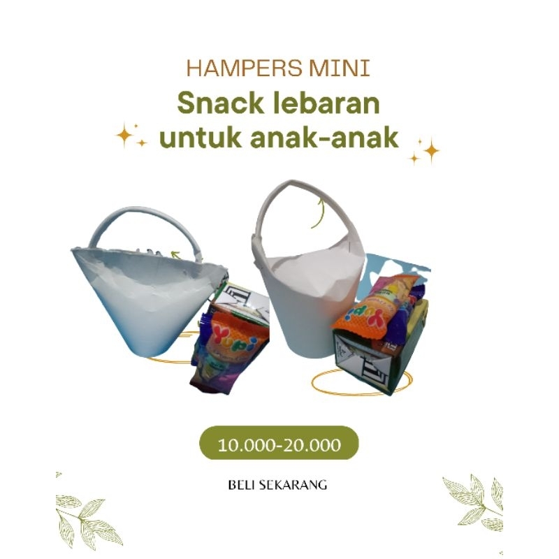 

Hampers mini souvenir-Snack untuk anak-anak