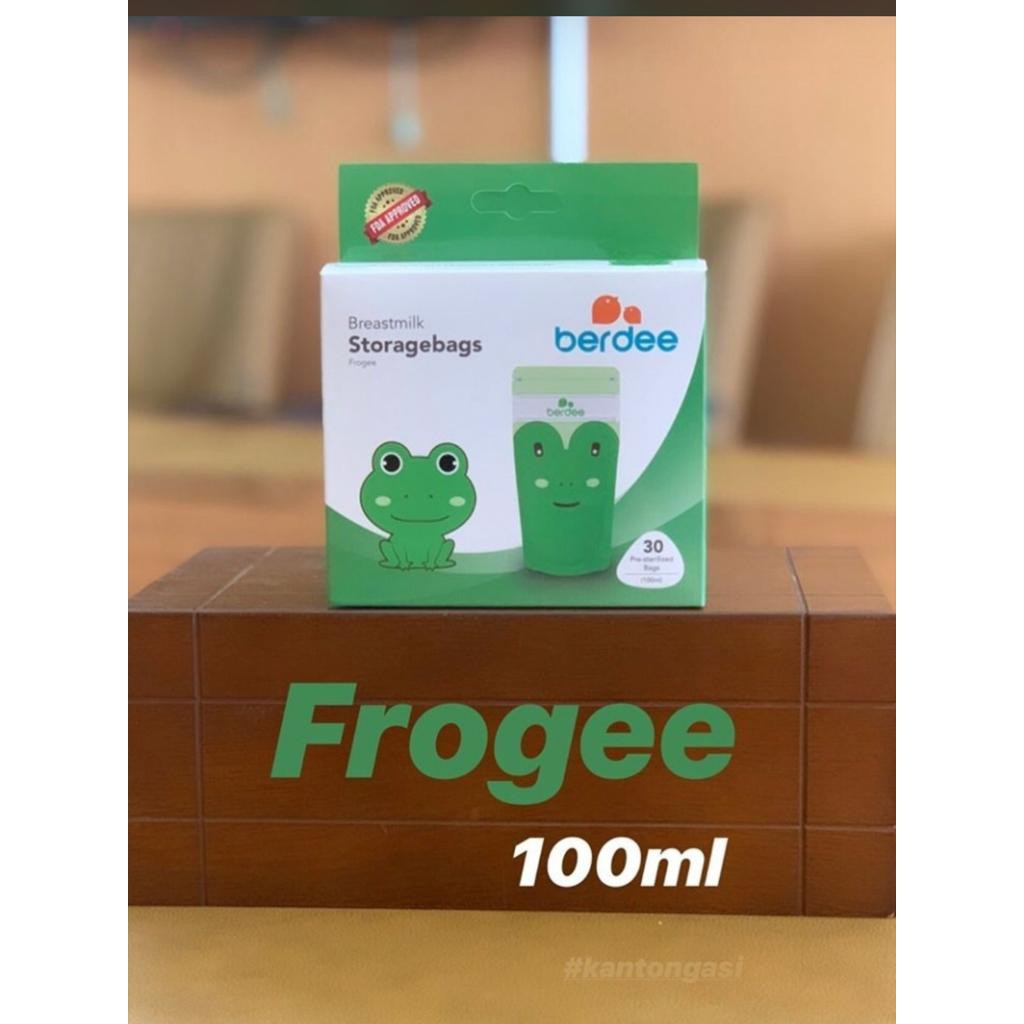 Berdee Breast Milk Storage Bags Kantung Kantong ASI 100ml Isi 30 Bags