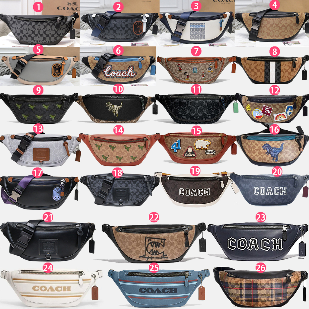 (SameDay Grab) 959 75591 78777 79037 69305 6706 40345 6928 6927 7248 78899 coach men's pockets Inclined shoulder bag Chest package