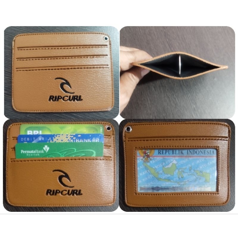 (Grosir) dompet kulit PU lipat berdiri ukuran 3/4 , pendek, panjang, dompet kartu, card holder, name tag brand embos