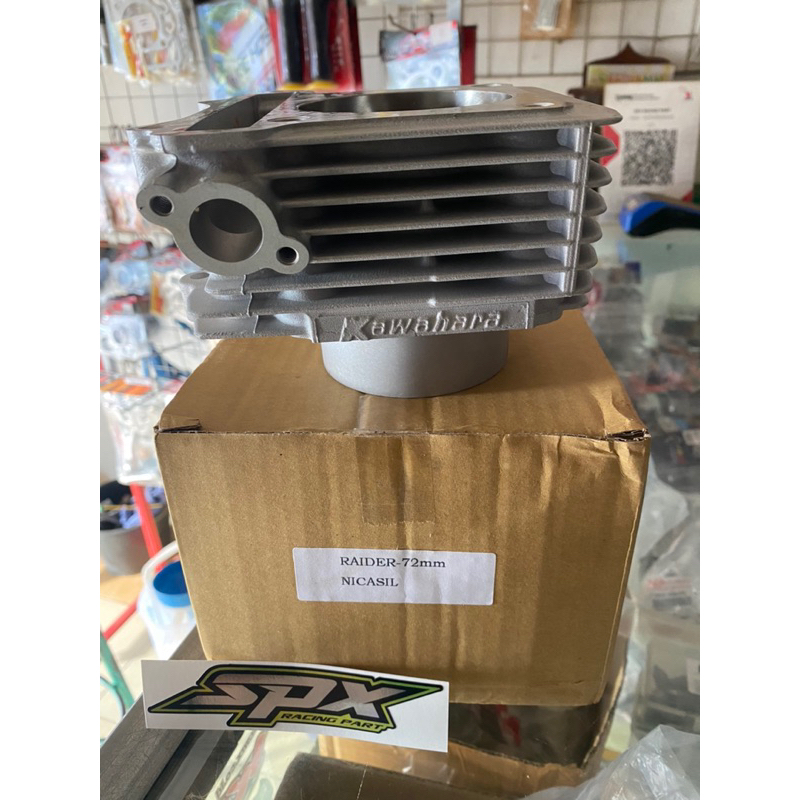 BLOK KAWAHARA SATRIA FU UKURAN 72 CERAMIC/NICASIL TANPA PISTON