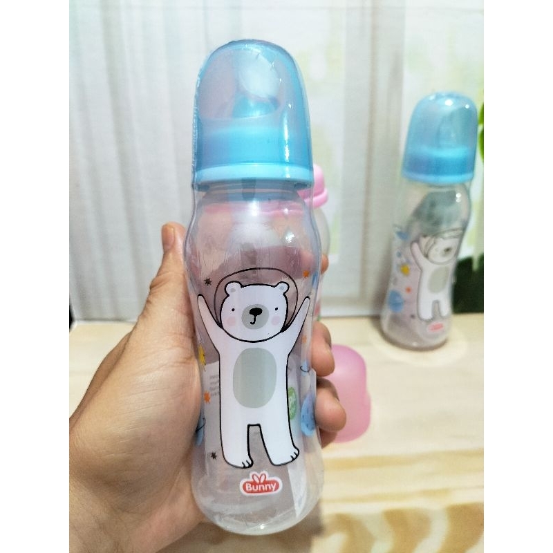 Botol Susu DOT Bulat Karakter(Bonus DOT Gepeng)BPA Free 250 Ml/125Ml 2419/1219