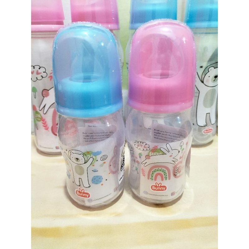 Botol Susu DOT Bulat Karakter(Bonus DOT Gepeng)BPA Free 250 Ml/125Ml 2419/1219