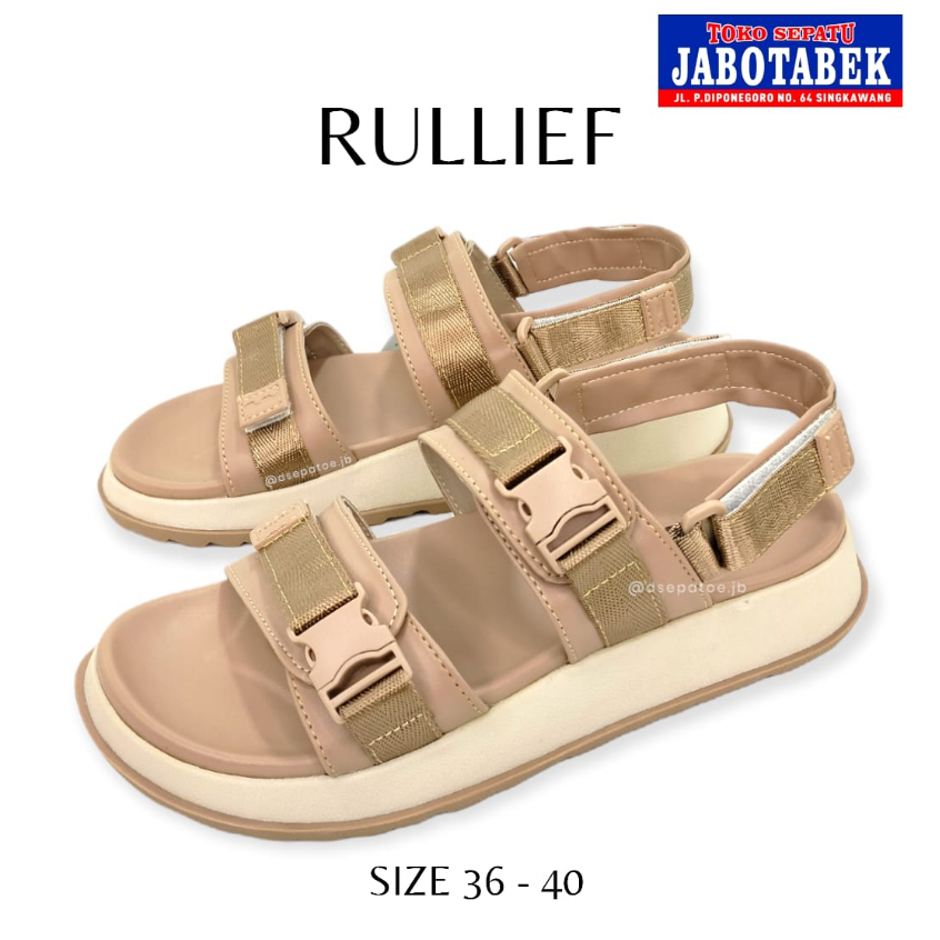 [COD] Sandal tali wanita kasual kekinian trendy / Sandal sepatu cewek sporty casual ban dua / Sendal