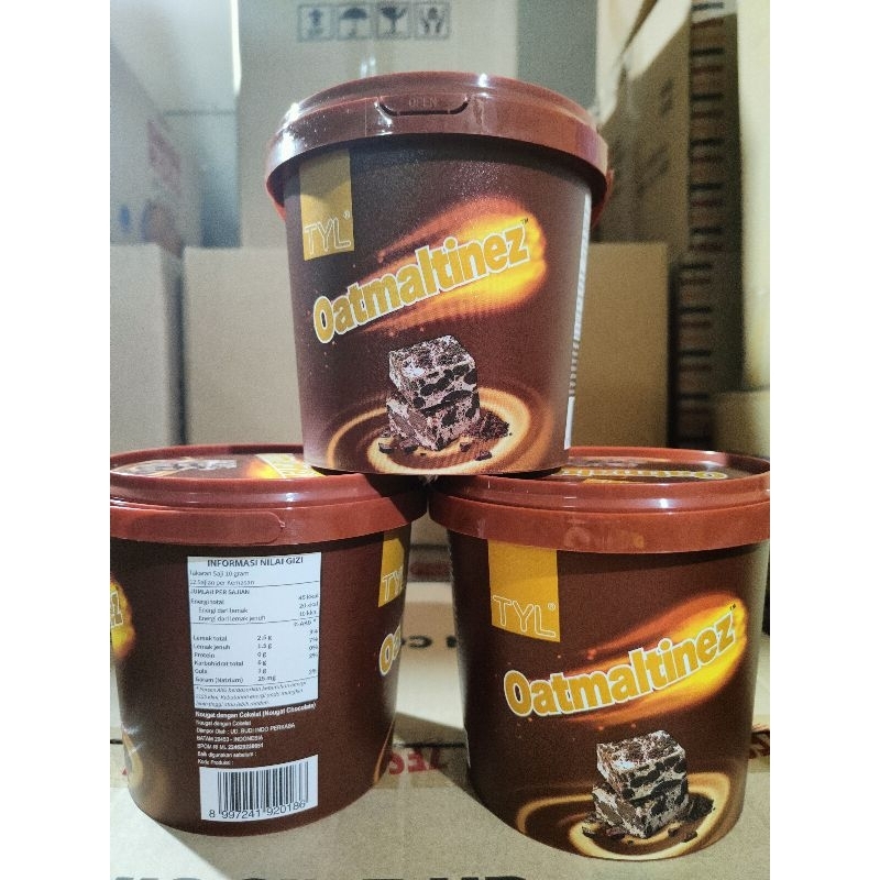 Tyl Oatmaltinez Nougat Coklat Jar 120Gr