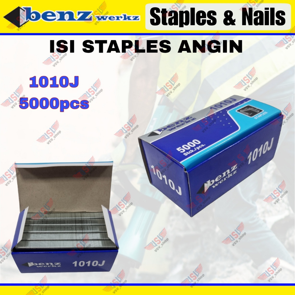 ISI Staples Angin 1010J Air Nailer 1010 J Isi Paku tembak Staples