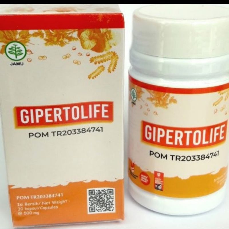 GIPERTOLIFE Kapsul Asli Obat Herbal Untuk Menurunkan Gejala Hipertensi Darah