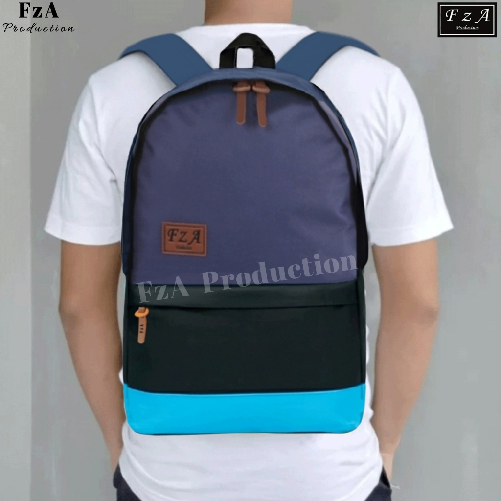 FzA Official - Tas Ransel Distro Original Casual pria Wanita / Tas Ransel Laptop / Backpack Sekolah Kuliah Distro Original Tas Punggung Laptop - BLRC