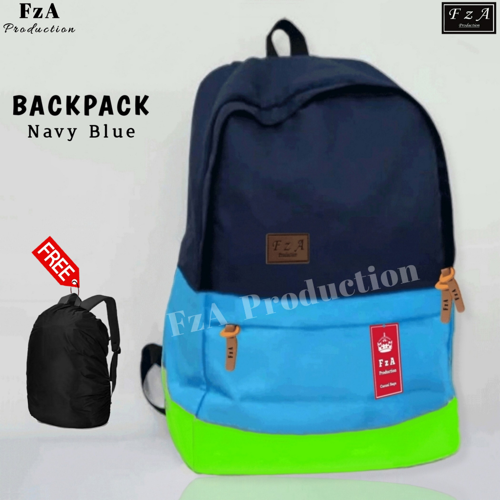 FzA Official - Tas Ransel Distro Original Casual pria Wanita / Tas Ransel Laptop / Backpack Sekolah Kuliah Distro Original Tas Punggung Laptop - NBRC