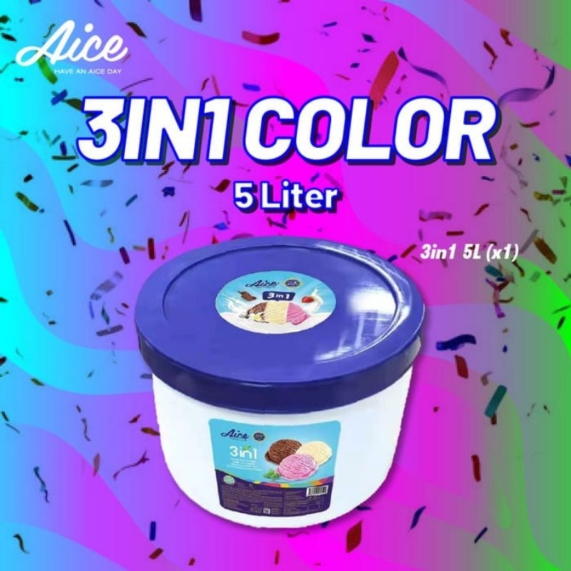 

Aice ice cream neapolitan 5 liter