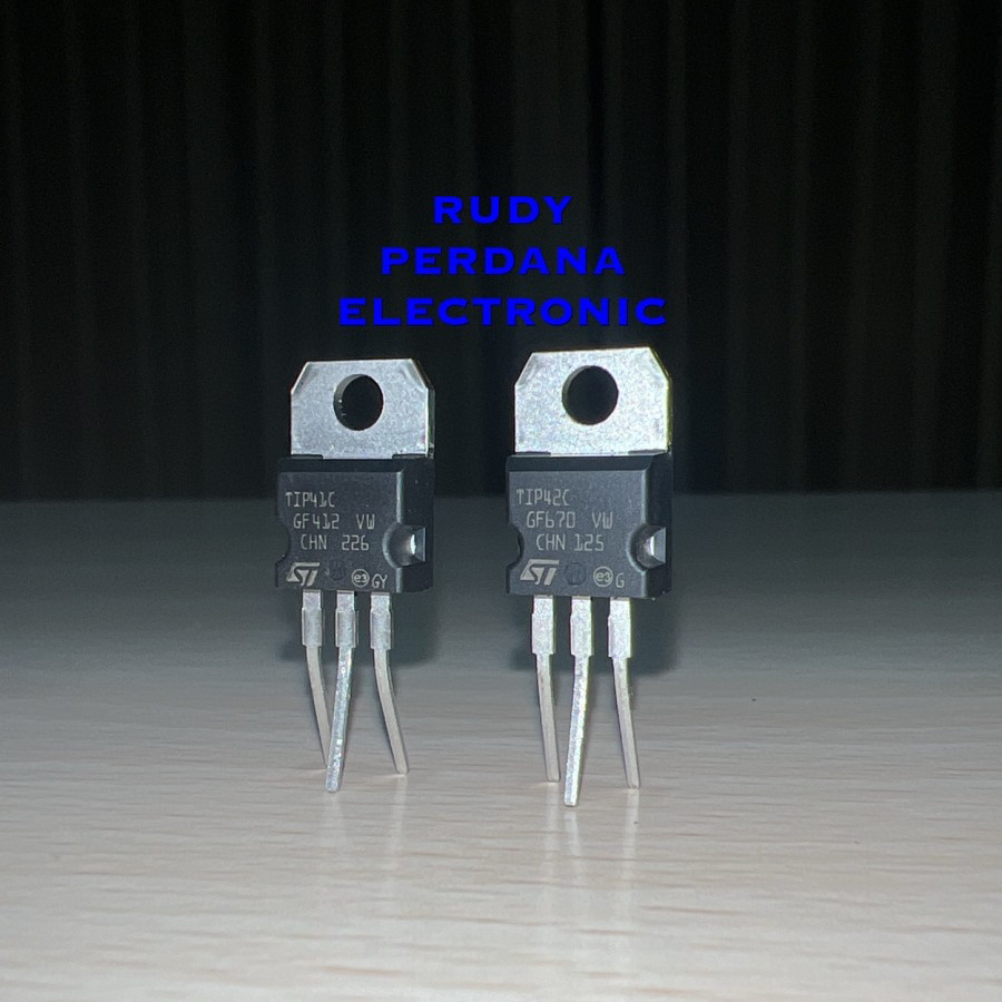 TRANSISTOR TIP 41 42 C 41C 42C TIP41 TIP42 TIP41C TIP42C ST-I SERI 1