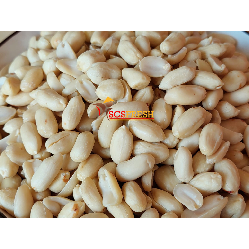 

Kacang Tanah Kupas Ukuran Besar 41/51 Berat 250 Gram