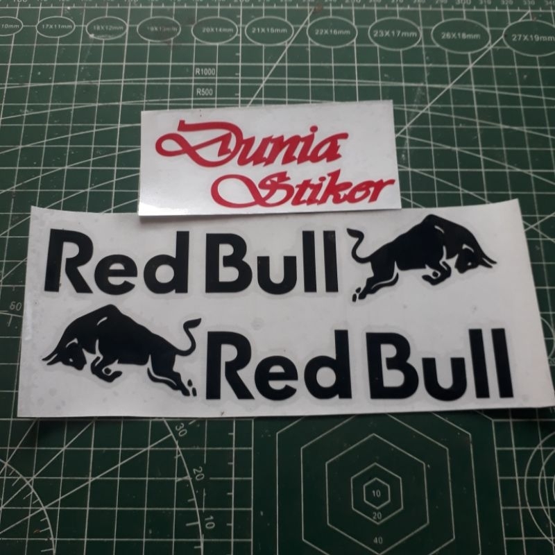 Stiker Sticker Helm RedBull