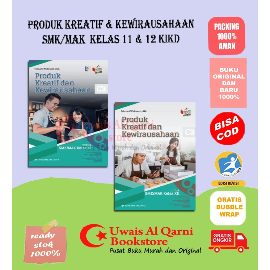 PRODUK KREATIF & KEWIRAUSAHAAN SMK KELAS 11 & 12 PERHOTELAN - ERLANGGA
