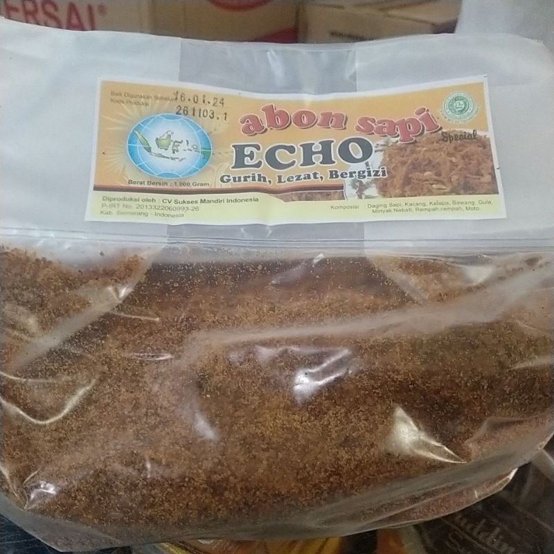 

Abon Sapi Echo Repack 100gr