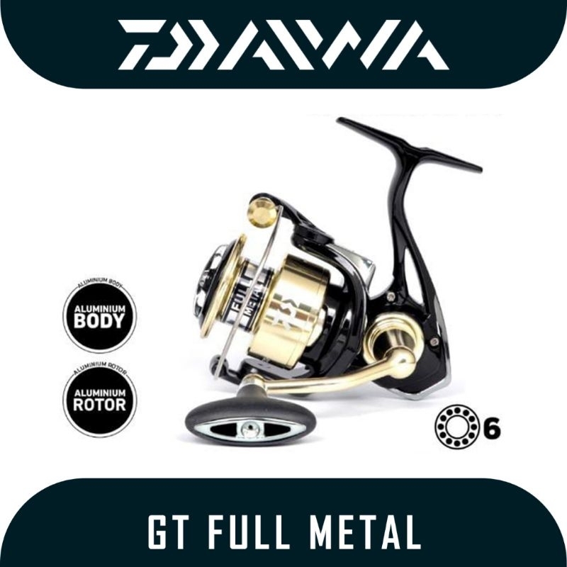Reel Daiwa GT 2500 | 3000 | 4000 | FULL METAL | Kolam | Laut
