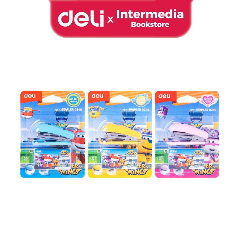 

Deli E0249 superwings Stapler Sekolah 12 sheets, No. 10