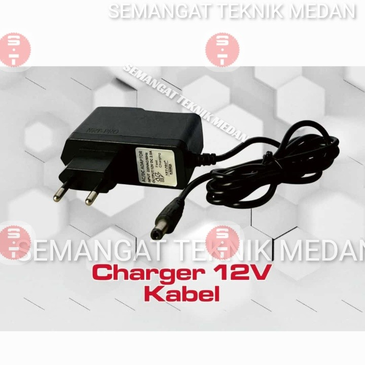 CAS CHARGER BATERAI LITHIUM ION CORDLESS BATTERY 12V 12 VOLT NRT PRO