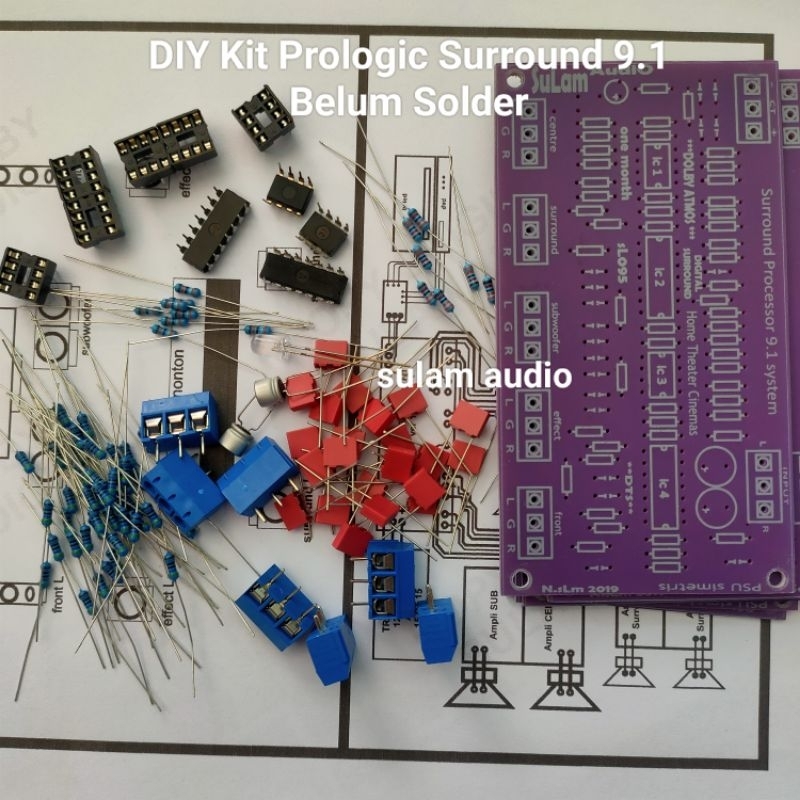 Kit Prologic Surround 9.1 Belum Solder