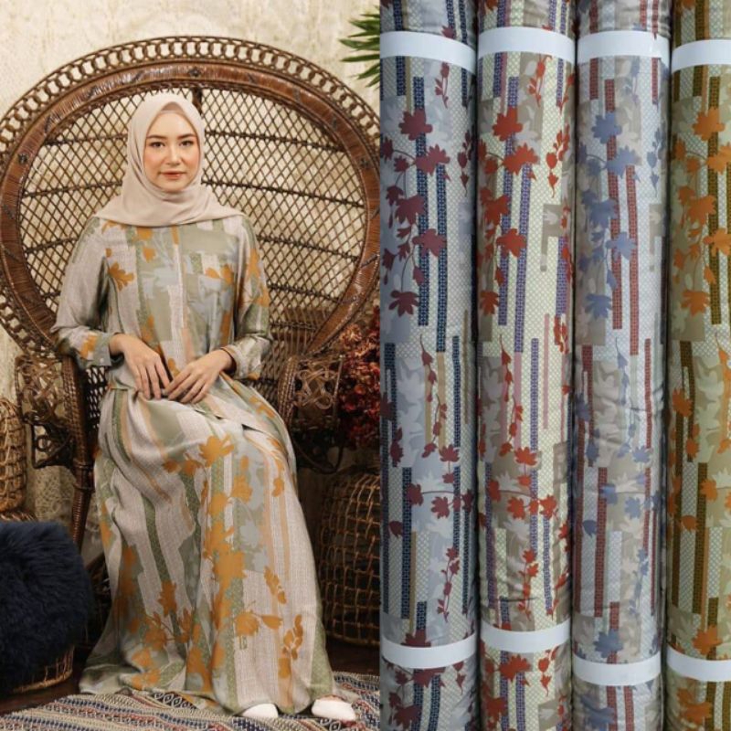 Kain Mxmara Lux motif Chandrakirana harga tertera utk setengah meter