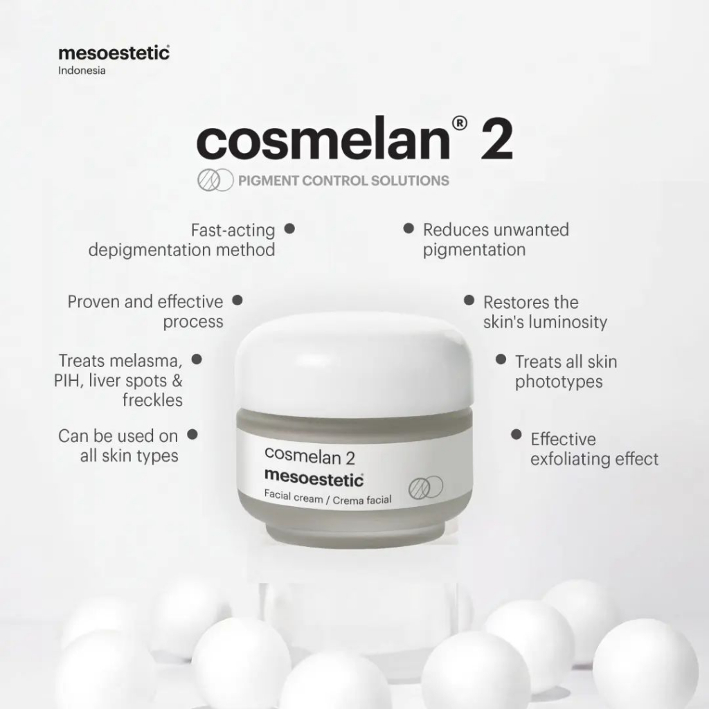 Mesoestetic Cosmelan 2 Full Size 30 GR Krim Perawatan Flek Wajah BEST SELLER Mesoestetic