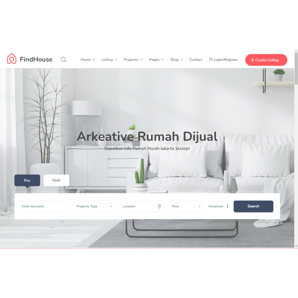 website properti Solusi bagi anda Developer / Marketing or agent Property