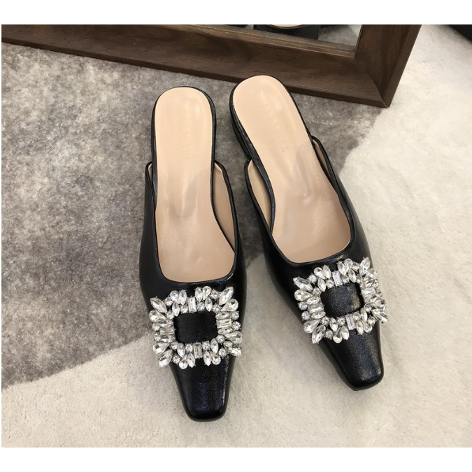 SEPATU SANTAI wanita model terbaru import kekinian Sepatu wanita import 223-2 HAK PENDEK PREMIUM