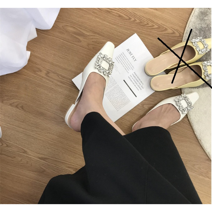 SEPATU SANTAI wanita model terbaru import kekinian Sepatu wanita import 223-2 HAK PENDEK PREMIUM