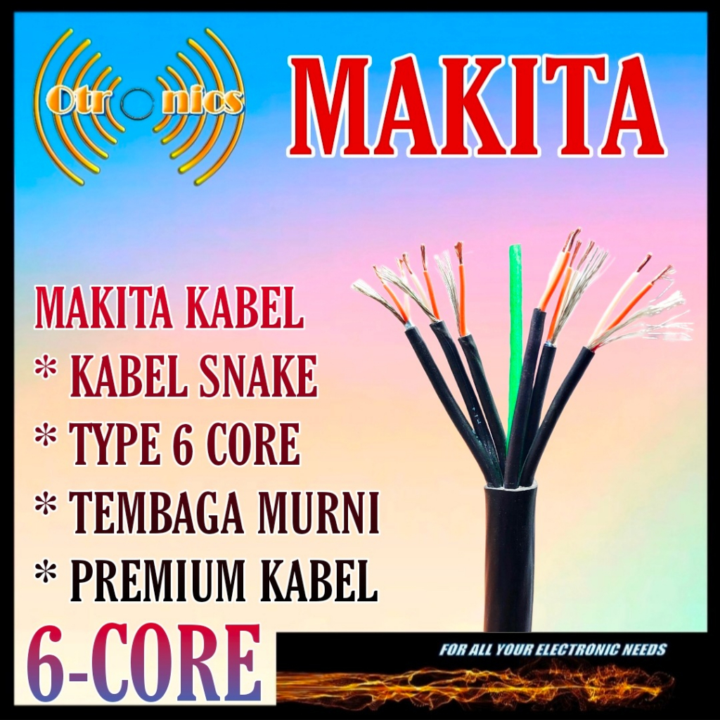 Makita Kabel Snake 6 Cord CORE Meteran