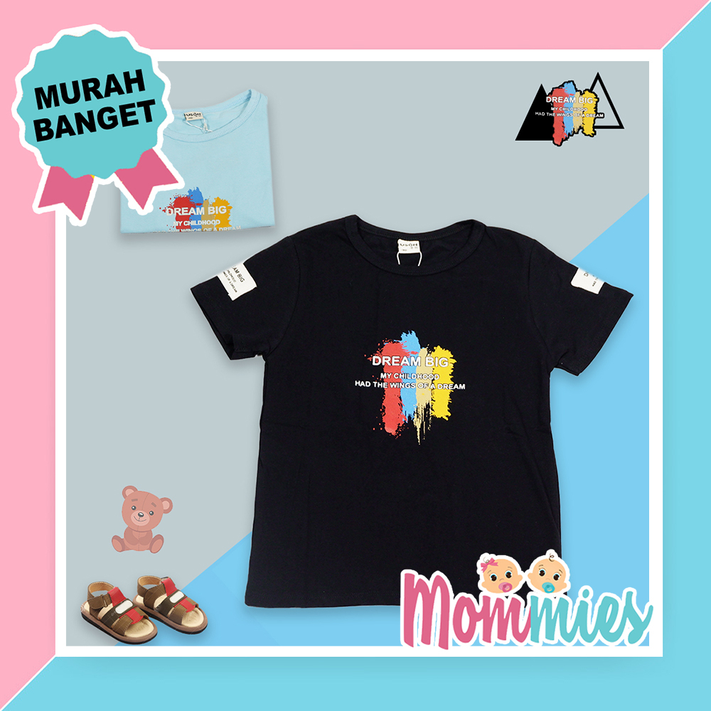 Baju Kaos Anak Cowok Lengan Pendek USON 1K1457DE Baju Atasan Anak Laki-laki