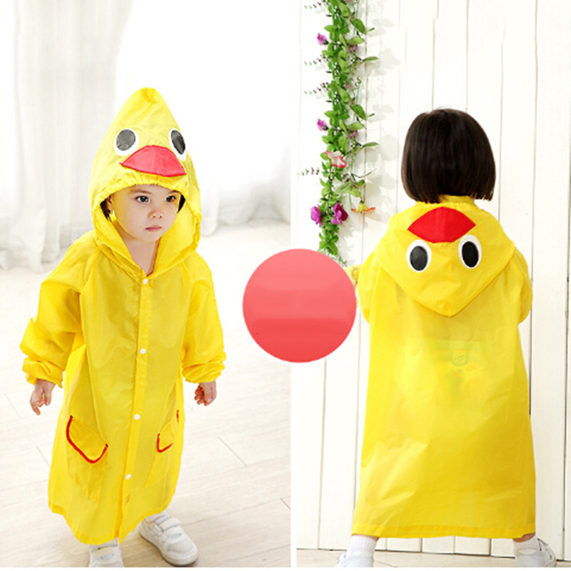 &lt; M.A &gt; Jas hujan Anak Balita Kids funny Raincoat Size 90-130 cm Jas hujan Model Kartun Kartun Hewan Anak-anak