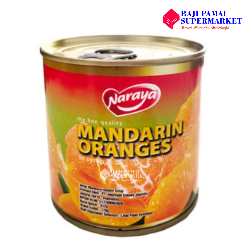 

Naraya Mandarin Oranges in syrup 312gr