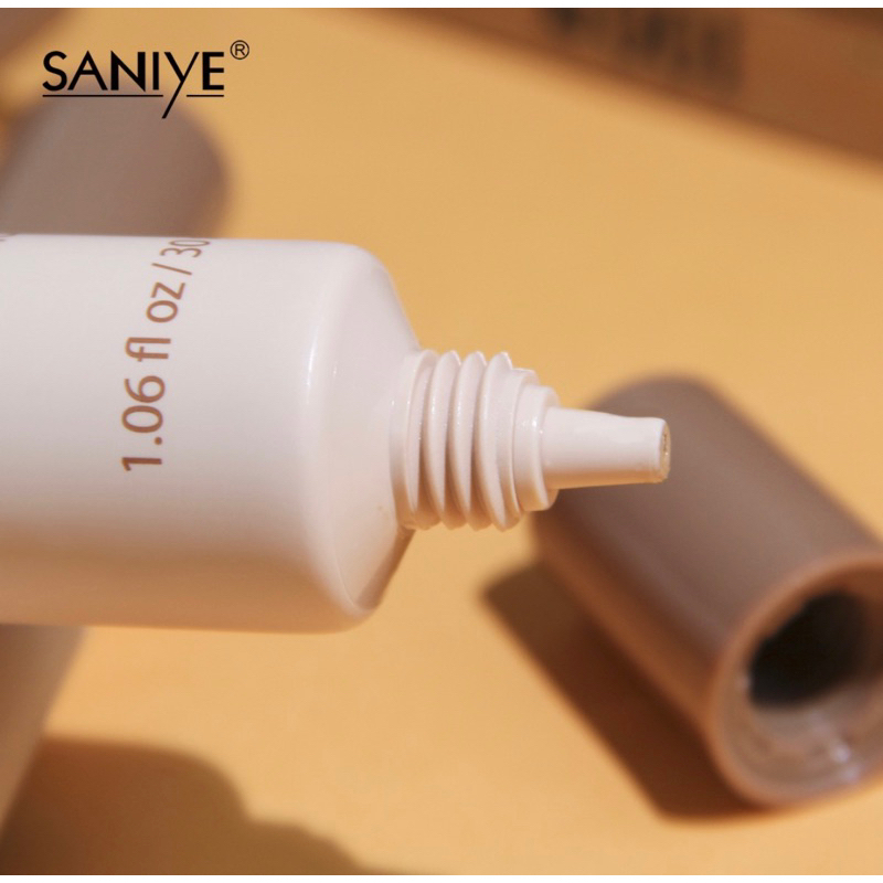 SANIYE R6005 BPOM Matte Foundation Cream Alas Bedak Tahan Lama Original SPF30 Sunscreen