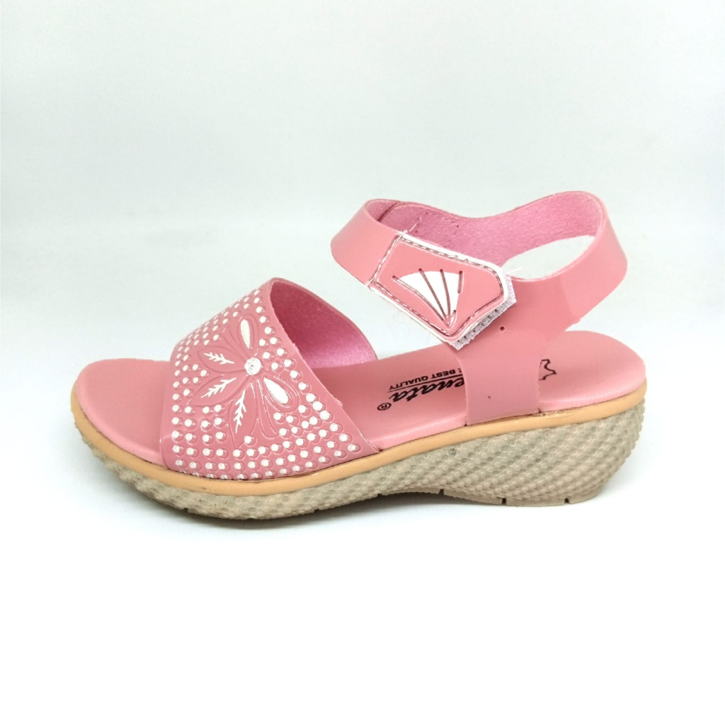 Sandal Slop Let Anak Perempuan Renata 4cm Tali Strap 26 - 35 Casual Fashion RNT02