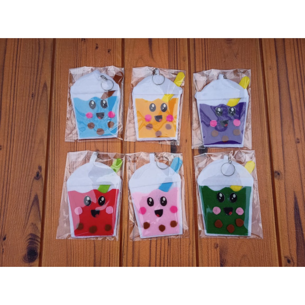 

Amplop angpau lebaran boba kain flanel Lucu Unik