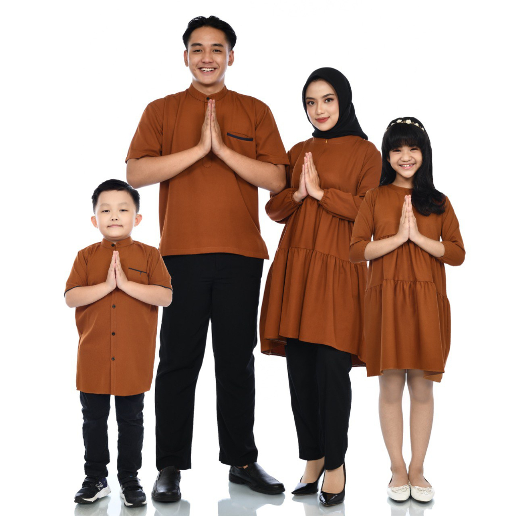 FAMILY SET | RAYA SERIES | FAMILY COUPLE (BUSUI FRIENDLY) - TUNIK IBU & TUNIK ANAK