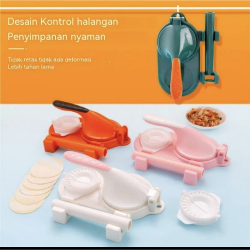 &lt; M.A &gt; Cetakan Kulit Pangsit Dan Cetakan Pastel Press Manual 3 In 1 Cetakan Pastel Alat Pembuat Kulit Pastel