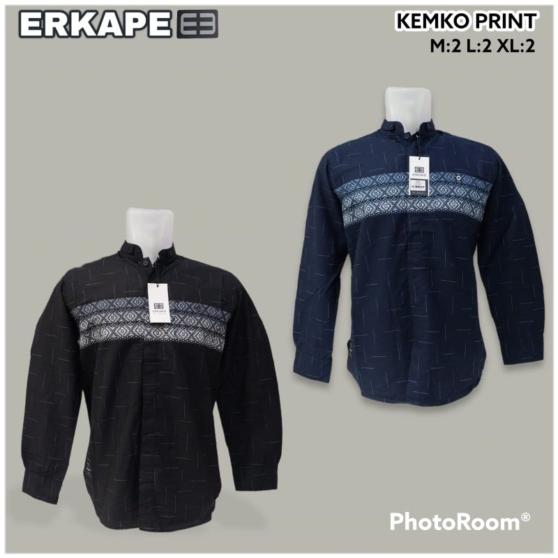 SALE Kemeja Koko Erkape Lengan Panjang DIKIRIM RANDOM