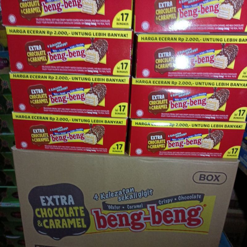 

Beng beng Coklat Caramel isi 17pcs