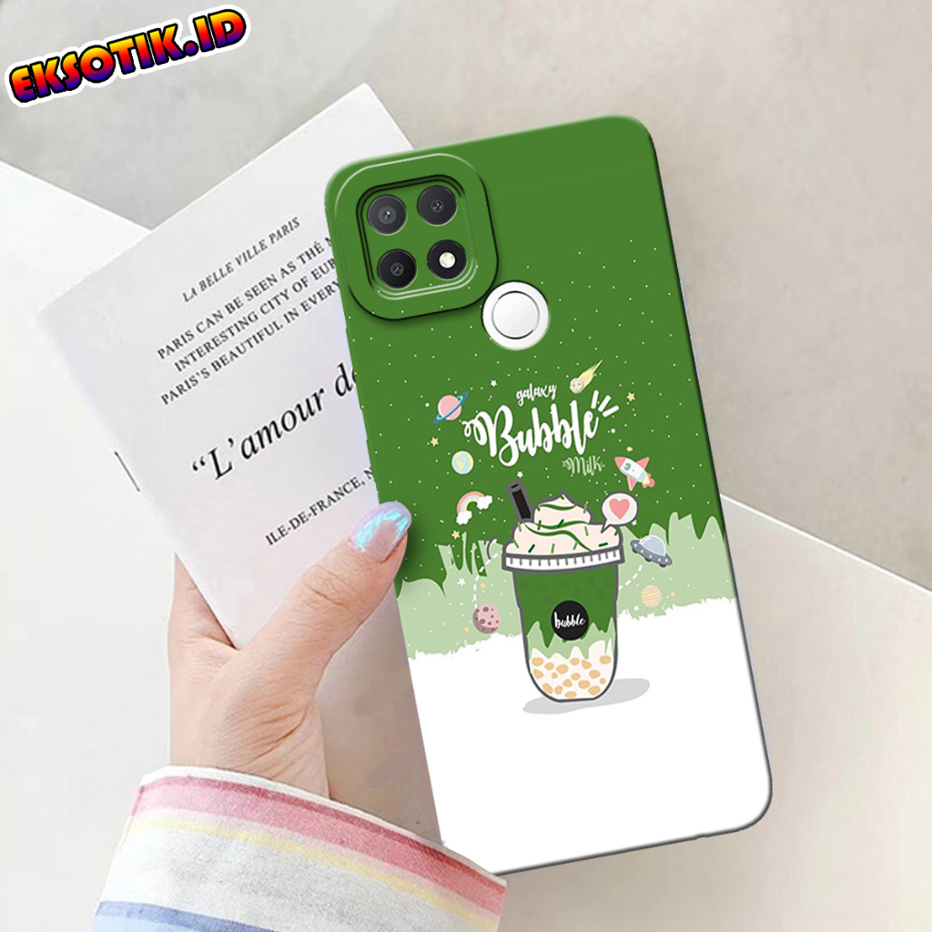 Case OPPO A15 - Eksotik.id - Casing OPPO A15 - Case BOBA - Skin Handphone - Silikon OPPO A15 - Cassi