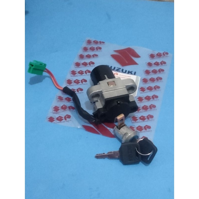 Kunci kontak set depan belakang Suzuki satria fu