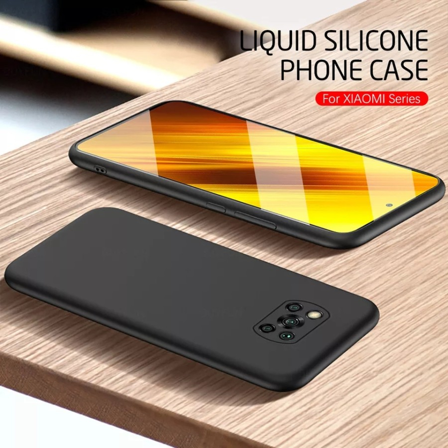 Case XIAOMI POCO X3 PRO Premium Slim Matte Case Soft Black Doff