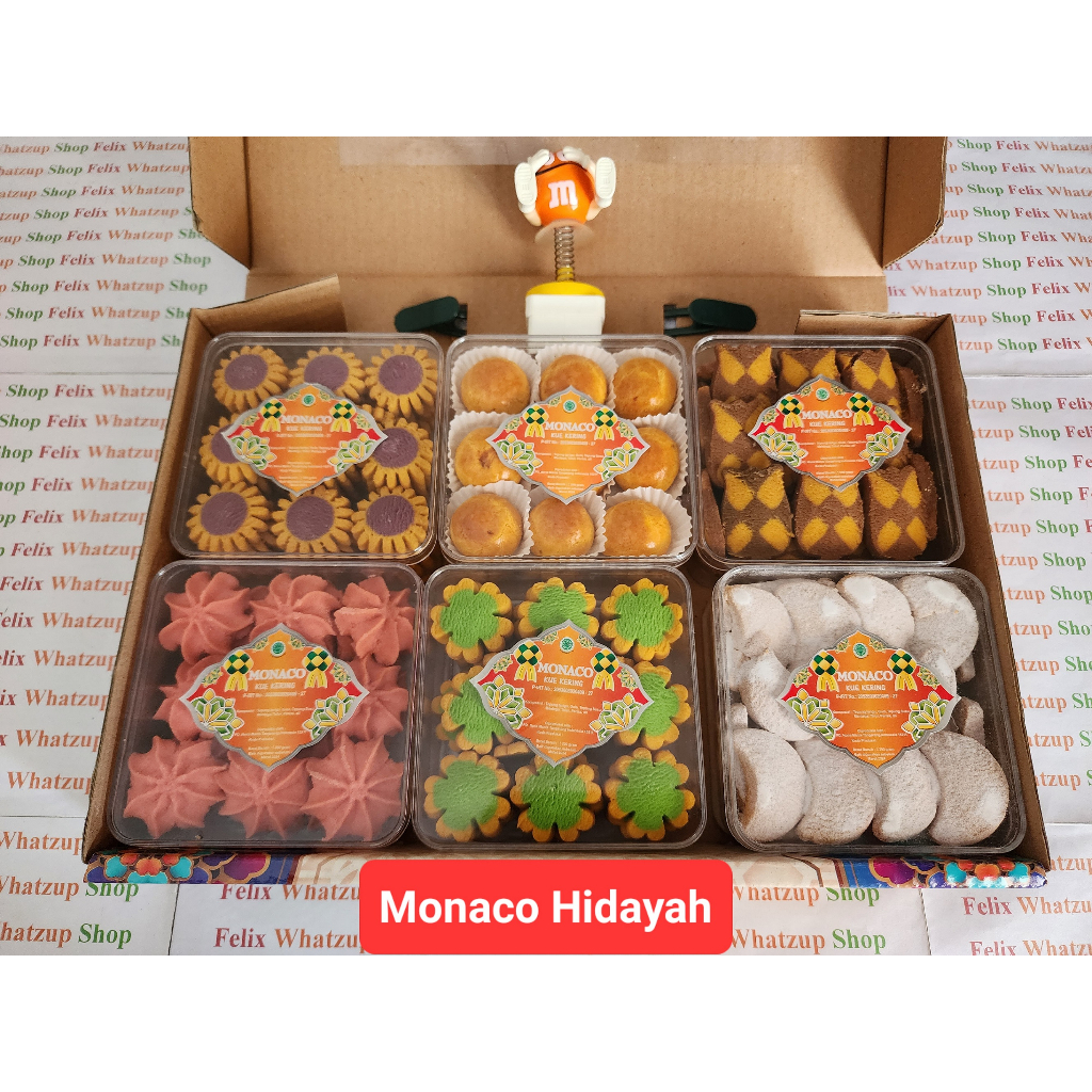 Monaco Hidayah Kue Kering Lebaran - Paket Kue Kering Lebaran 2023 ECER