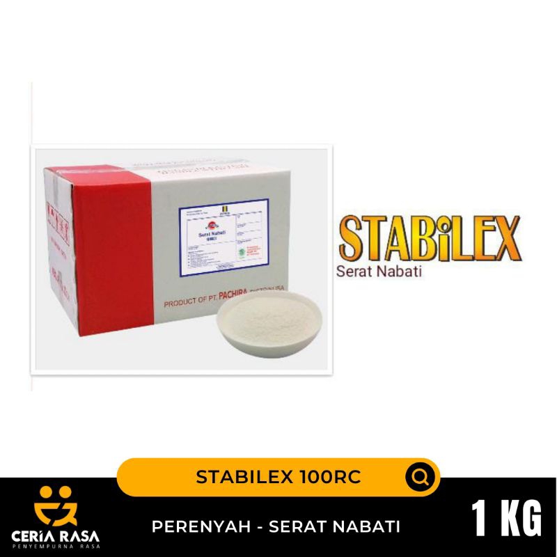 

STABILEX 100 RC - Serat Nabati - Perenyah Makanan - 1 KG