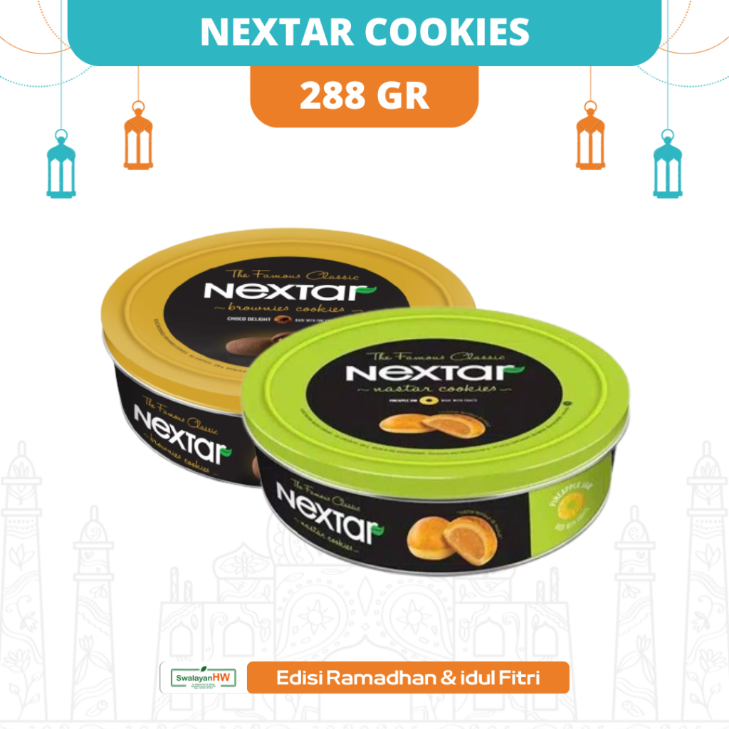 

NEXTAR COOKIES KALENG CHOCO BROWNIES/ NASTAR 160GR I ED 06 2025