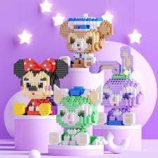 SS Mainan Balok Susun Disney LinaBell Mainan Anak Mainan Edukasi DIY 3DPuzzle Nano Block