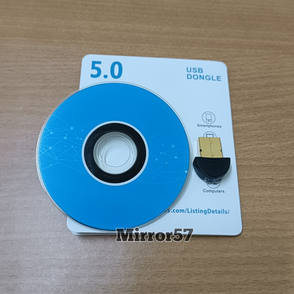 USB Mini Bluetooth 5.0 USB Dongle Transmitter Receiver Di PC Laptop Komputer Gold Plated