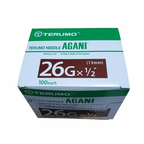 Needle Agani Terumo 18 21 22 23 24 25 26 27 30