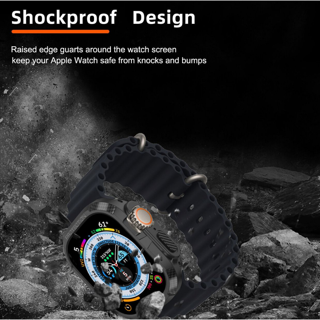 CASE BUMPER IWATCH ULTRA RUGGED ARMOR SOCKPROOF CASE IWATCH ULTRA 2